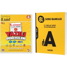 Tonguç Akademi 8. Sınıf Yazılı Denemeleri 1. Dönem 1 ve 2. Yazılı ve Hız Yayınları 8. Sınıf T.c. Inkılap Tarihi ve Atatürkçülük Soru Bankası