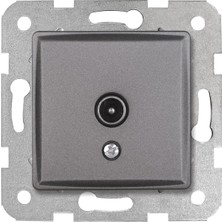 Gy Atelier Linnera Life Granit Grisi Tv Geçişli 8db Mekanizma ve Kapak