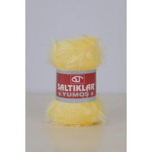 Yumoş Sakallı Örgü Ipi Tüylü Ip Sakallı Ip 100GR/140M A Kalite Sarı-48