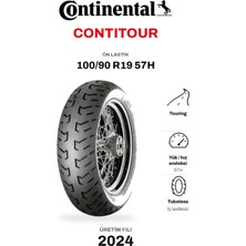 Continental Contitour 100/90 R19 57H Ön Motosiklet Lastiği (2024)