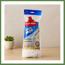Bezos Pamuklu Püsküllü Mop Başlığı 23CM Orta-Large (Klasik Sap) HB006