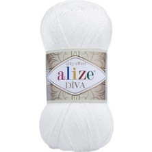Ipi Diva 55 Örgü Ipi | Merserize | Nakışı |ilkbahar/ Yaz 100 Gr.