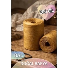 Doğal Rafya (Yumuşak Örüm Özelliği) 200 Gr. Bal Rengi