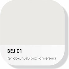 Gy Atelier Piktura Akrilik Su Bazlı Silinebilir Iç Cephe Duvar Boyası, 200ML, Özel Mat, Silikon Katkılı - 2023 Summer Palette - (Bej 01)