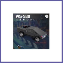 Nida Wster WS-580 Music Car Speaker (Cybertruck, Led) Nıda