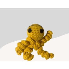 Gy Atelier Çıngıraklı Kedi Top Oyuncağı Ahtopot 5 cm Sarı