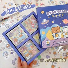 Gy Atelier Star Travel Temalı 100 Yaprak 4 Bölmeli Seti Bullet Journal