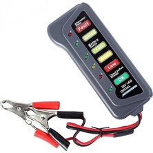 Gy Atelier Akü Test Cihazı Şarj Kontrol Aparatı LED Işık Panelli