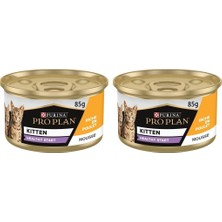 Tr Junior Tavuklu Konserve Yaş Kedi Maması 85 G 2li Paket