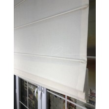 Gy Atelier Rendecioğlutekstil Keten Fon Katlamalı Perde 1. Kalite Natural Keten/krem Renk 120 x 270 Krem