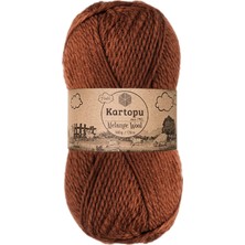 K.artopu Melange Wool El Örgü Ipi Kahverengi K1892