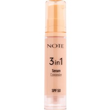 Gy Atelier Note Cosmetics 3 In 1 Serum Concealer Spf 50 00 Light Nemlendirici ve Aydınlatıcı Göz Altı Kapatıcısı