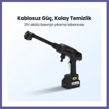 Nida Kablosuz Basınçlı Yıkama Tabancası | Taşınabilir Oto Yıkama Nıda