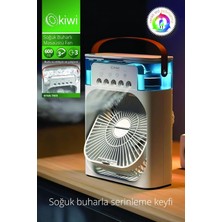 Gy Atelier 3'ü 1 Arada Nemlendirici, Gece Lambası ve Soğuk Buharlı Masa Tipi Fan