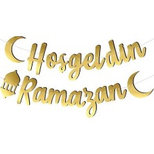 Gy Atelier Benim Marifetlerim - Hoşgeldin Ramazan Uzar Yazı Banner Ramazan Süsü