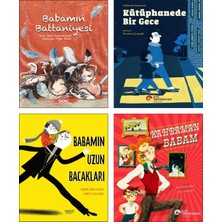 Yapı Kredi Yayınları Babamın Battaniyesi Sara Şahinkanat + Kütüphanede Bir Gece + Babamın Uzun Bacakları Nadine Brun-Cosme + Kahraman Babam Mifflin Lowe 4lü Çocuklar Için Baba Temalı Kitaplar Okul Öncesi Hikaye Kitapları