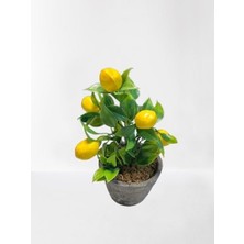 Gy Atelier Dekoratif Yapay Limon Ağacı – Saksılı
