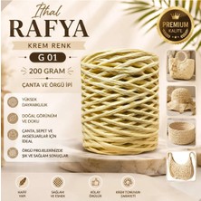 Kağıt Rafya ve Hobi Ipi Krem 200 gr - G01