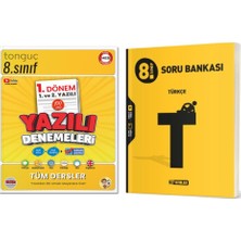 Tonguç Akademi 8. Sınıf Yazılı Denemeleri 1. Dönem 1 ve 2. Yazılı ve Hız Yayınları 8. Sınıf Türkçe Soru Bankası