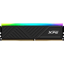 Ddr4 16GB 3200MHZ Xpg D35 Rgb Bk Single, AX4U320016G16A-SBKD35G, Tekli, Tray Black, Siyah