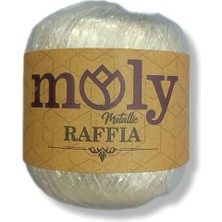 Metalik Raffia Supla Runner Fantazi Rafya Ip 50GR