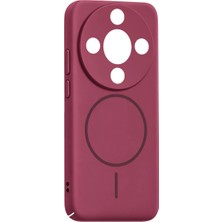TKÇ Huawei Honor Magic 8 Lite Mika Pc Magsafe Kapak - Bordo Itdr