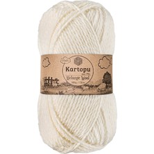 Melange Wool Yünlü El Örgü Ipi K013 Ekru
