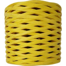 Sarı Rafya Ip Ipi Raffia Ip Kağıt Ip Supla Ipi 200 Gram Sarı Renk