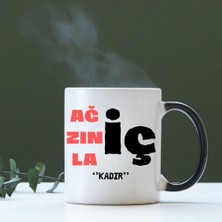 Çılgıntrend Kişiye Özel Isimli Esprili Sihirli Kupa Bardak - Arkadaşa Hediye Ağzınla Iç Tasarımlı Renk Değiştiren Kupa