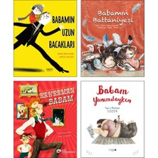 İlksatır Yayınevi Babamın Uzun Bacakları + Babamın Battaniyesi Sara Şahinkanat + Kahraman Babam + Babam Yanımdayken Soosh 4lü Baba Sevgisi Temalı Çocuk Baba Ilişkisi Çocuklar Için Okul Öncesi Hikaye Kitapları