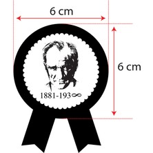 Genel Tedarik Atatürk Yaka Kokartı 27 Adet