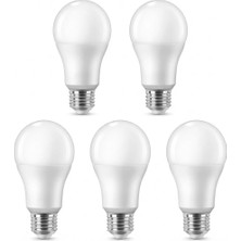 Tr 5 Adet E27 LED Ampul – Tasarruflu Beyaz Işık LED Ampul Seti, Enerji Verimli Aydınlatma, Uzun