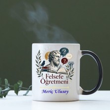 Çılgıntrend Kişiye Özel Isimli Felsefe Öğretmeni Sihirli Kupa Bardak - Felsefe Öğretmenine Hediye Renk Değiştiren Kupa