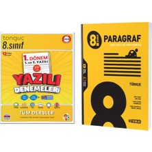 Tonguç Akademi 8. Sınıf Yazılı Denemeleri 1. Dönem 1 ve 2. Yazılı ve Hız Yayınları 8. Sınıf Türkçe Paragraf Soru Bankası