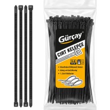 Gürçay Hırdavat Plastik Cırt Kelepçe Kablo Bağı 100 Adet - 2,5X200MM