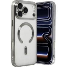 Ulu Pazarlama Apple Iphone 18 Pro Kross Magneticsafe Kapak - Gümüş
