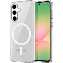 Ulu Pazarlama Samsung Galaxy S26 Combo Simli Magsafe Kapak - Şeffaf