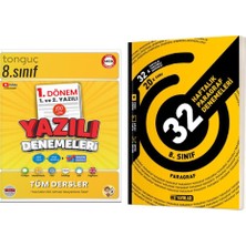 Tonguç Akademi 8. Sınıf Yazılı Denemeleri 1. Dönem 1 ve 2. Yazılı ve Hız Yayınları 8. Sınıf Paragraf 32 Haftalık Deneme
