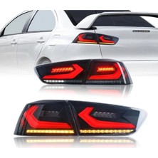 X Power Tuning Mitsubishi Lancer Camaro Dizayn Animasyonlu Füme LED Stop
