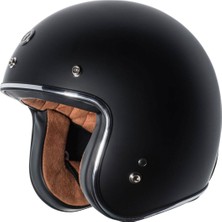 Torc T-50 Del Mar Açık Motosiklet Kaskı Mat Siyah