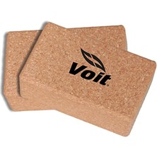 T7440DOĞAL Mantar Yoga Blok Unisex, Çok Renkli