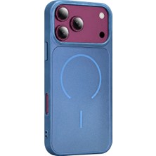 Ulu Pazarlama Apple Iphone 18 Pro Azus Magsafe Kapak - Açık Mavi