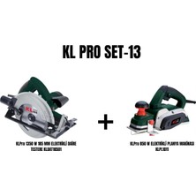 Tr Pro Set-13 (1350 W 185 mm Elektrikli Daire TESTERE+850 W Planya Makinası)