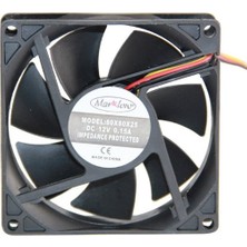 Obus 12V Dc Fan 80X80X25 3 Kablo IC-216