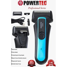 Taç Powertec TR-150 Profesyonel Şarjlı Günlük Sakal Tıraş Makinesi Sinekkaydı Tıraş ve Erkek Bakım
