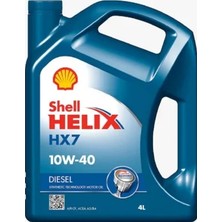 Shell Shel Helix Hx7 Diesel 10W-40  4l Motor Yağı