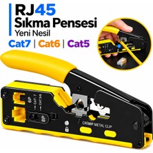 Anktek Yeni Nesil Cat7/6/5 Ez RJ45 Sıkma Pensesi RJ11 RJ12 RJ45 Ethernet Jack 8p/6p Çakma Pensesi