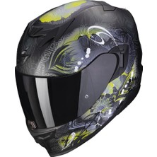 Scorpion EXO 520 Evo Air Melrose Kapalı Motosiklet Kaskı Mat Siyah  Sarı