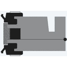 Kastaş K58 Piston Keçesi 50X10,1X15,5