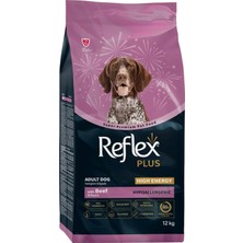 Plus Hipoalerjenik High Energy Dana Etli Yetişkin Köpek Maması, 12 kg
